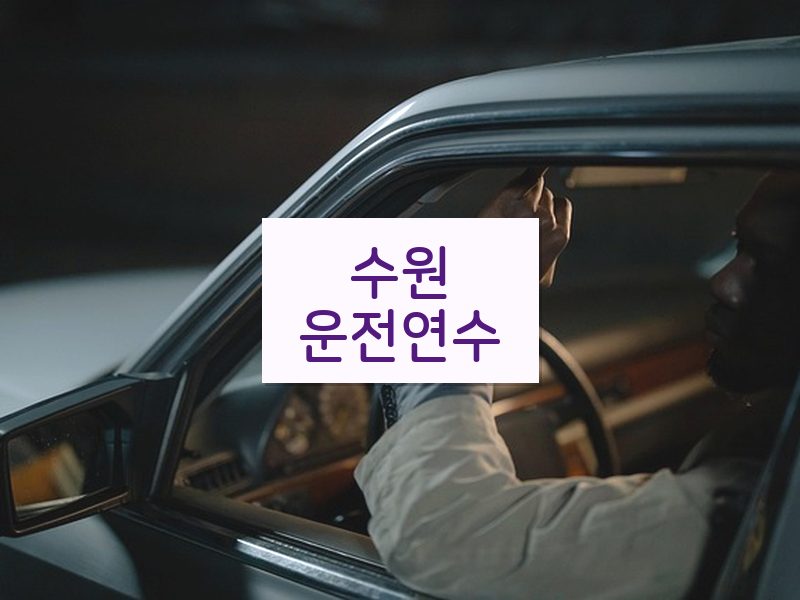 수원운전연수 후기