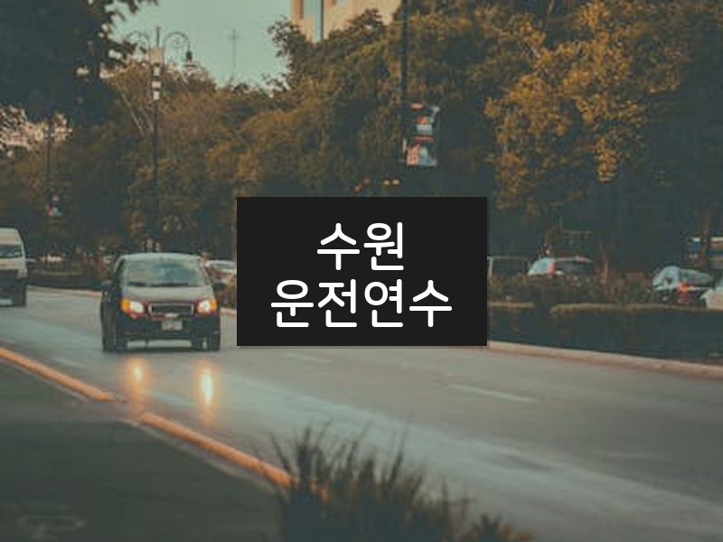수원운전연수 후기