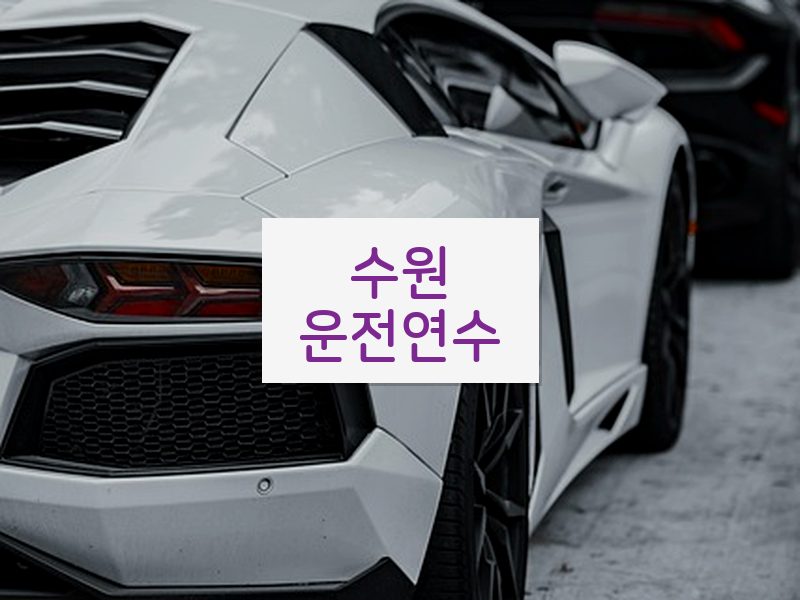 수원운전연수 후기