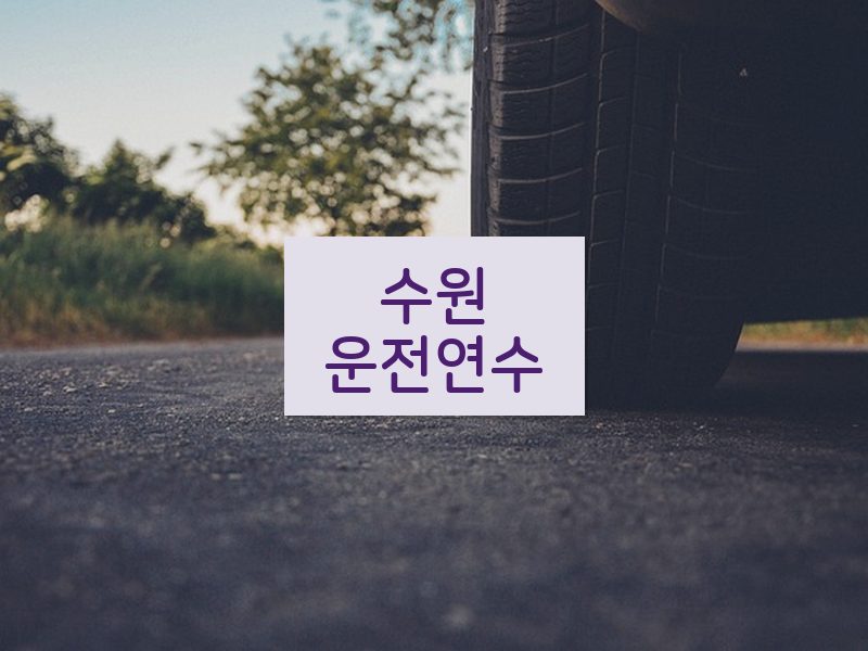 수원운전연수 후기