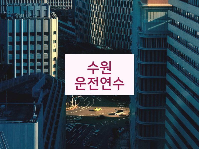 수원운전연수 후기
