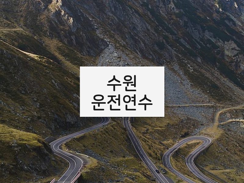 수원운전연수 후기