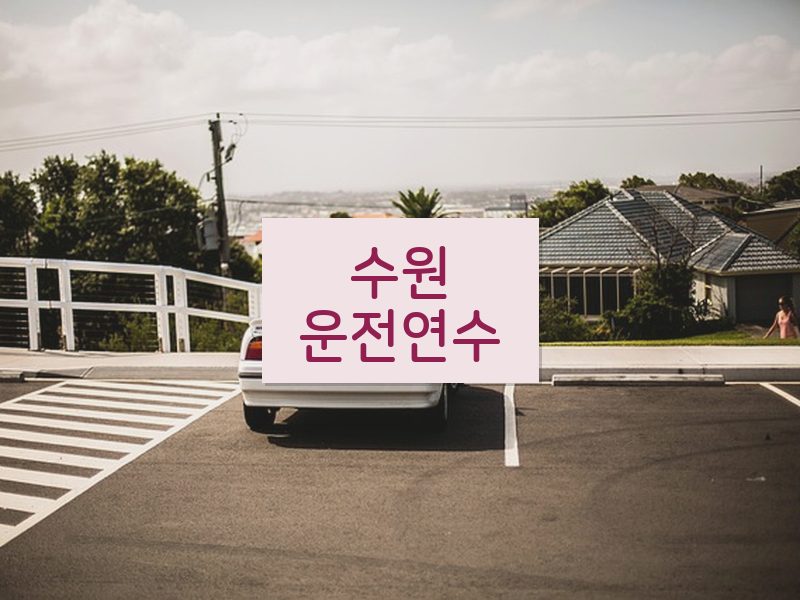 수원운전연수 후기