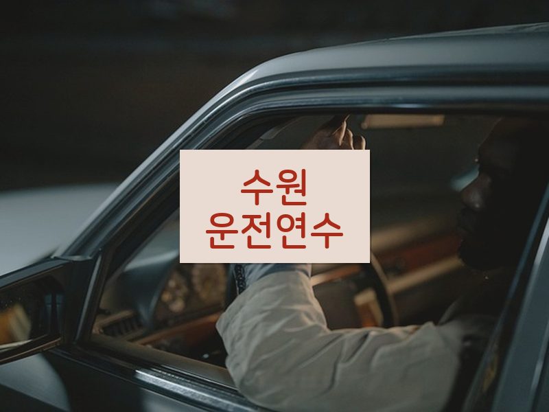 수원운전연수 후기